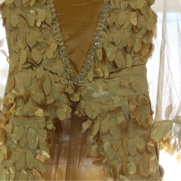 Chasing Fireflies Golden Phoenix Costume Size 10 - Picture 8 of 15